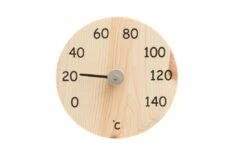 4Living Saunaland Sauna Thermometer Rond 14 Cm
