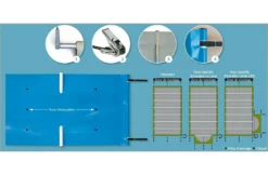 Albon Albliges Easy Light Veiligheids Zwembad Afdekking Groen/Ivoor -Zwembadverzorging Verkoopwinkel albon albliges easy light veiligheids zwembad afde 3