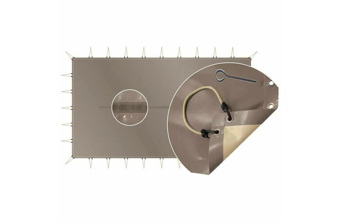 Albon Albliges Zwembad Winterzeil PVC 550gr/m2 Skin Freeze A-vormen 1 Albon Albliges Zwembad Winterzeil PVC 550gr/m2 Skin Freeze A-vormen