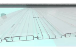 Aquadeck Aquadeck Roldeck Lamellen Polycarbonaat Metallic Solar -Zwembadverzorging Verkoopwinkel aquadeck aquadeck roldeck lamellen polycarbonaat m 2