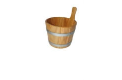 Blumenberg Sauna Emmer Lariks 5 Liter Blank Gelakt -Zwembadverzorging Verkoopwinkel blumenberg sauna emmer lariks 5 liter blank gelakt 6