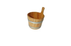 Blumenberg Sauna Emmer Lariks 5 Liter Blank Gelakt -Zwembadverzorging Verkoopwinkel blumenberg sauna emmer lariks 5 liter blank gelakt 7