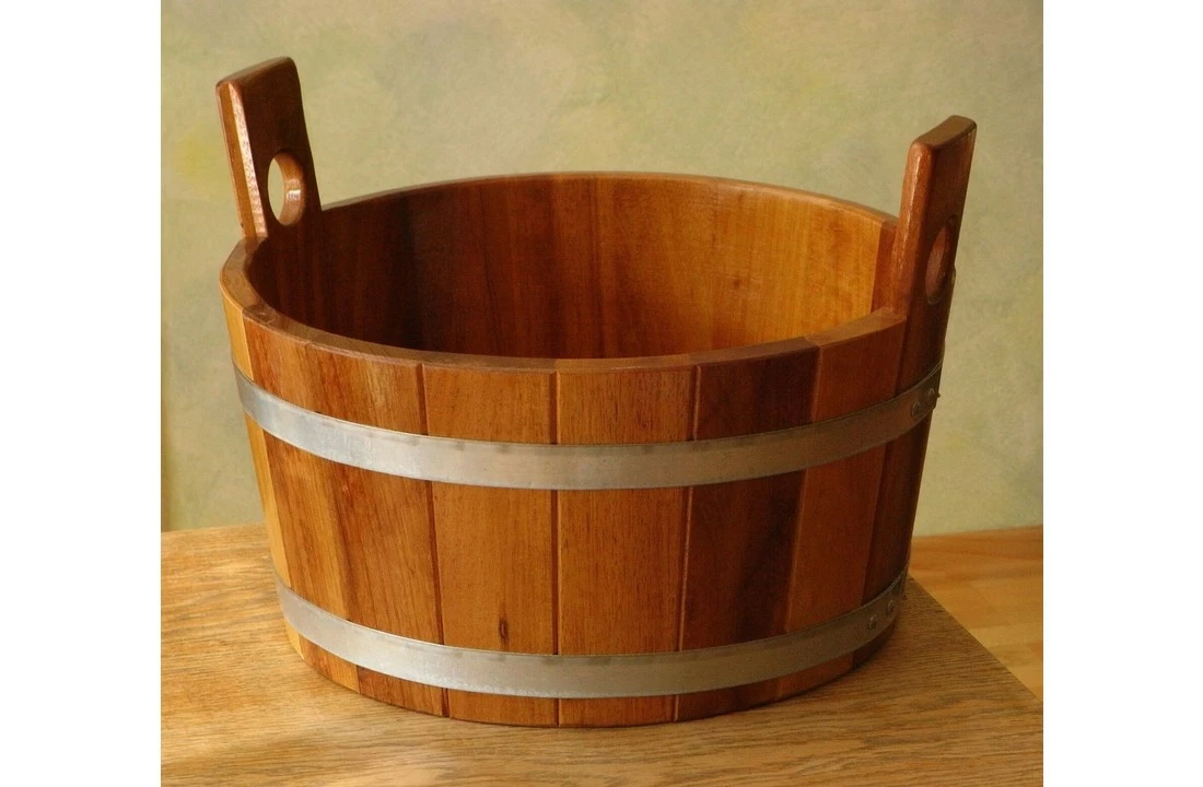 Blumenberg Voetenbak Kambala 16 Liter, Blank Gelakt 3 Blumenberg Voetenbak Kambala 16 Liter, Blank Gelakt - Afbeelding 3