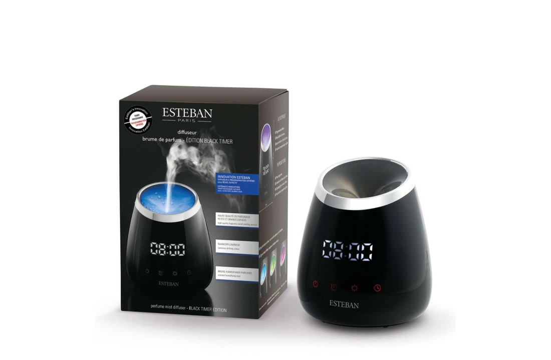 Esteban Esteban Mist Diffuser - Black Timer 1 Esteban Esteban Mist Diffuser - Black Timer