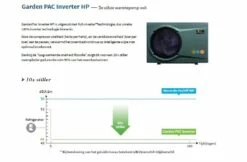 Garden PAC Garden Pac R32Inverter 6,5kW 220v 10-20m3 Zwembad Warmtepomp -Zwembadverzorging Verkoopwinkel garden pac garden pac r32 inverter 65kw 220v 10 20 4