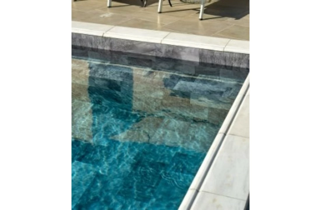 Haogenplast Haogenplast Zwembadfolie 3d Effect Grey 2 Haogenplast Haogenplast Zwembadfolie 3d Effect Grey - Afbeelding 2