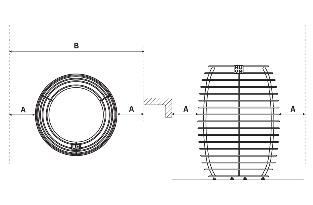 HUUM Huum Sauna Heater Hive 2 HUUM Huum Sauna Heater Hive - Afbeelding 2