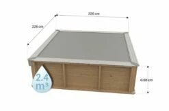 Proswell Houten Zwembaden WevaOcto 530 /5.28 X 4.70 X 1.33 Meter Houten Zwembad -Zwembadverzorging Verkoopwinkel proswell houten zwembaden houten kinderzwembad pis 3