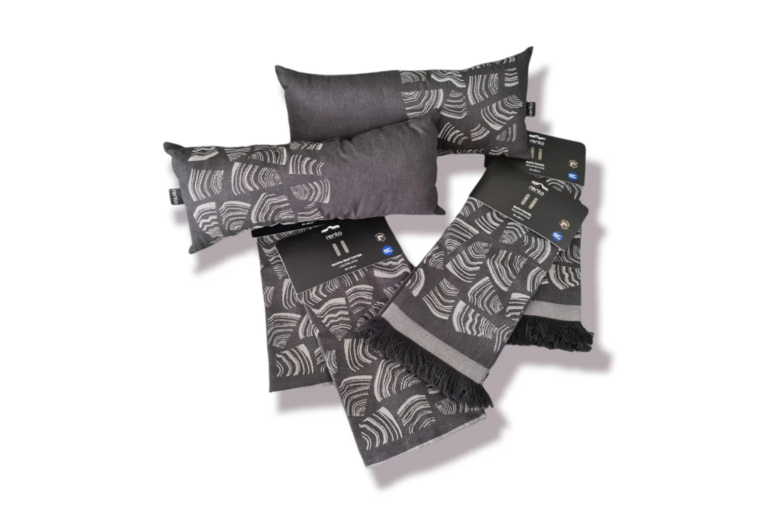 Rento Cadeau Set Rento Pino - Sauna Textiel | Zwart 1 Rento Cadeau Set Rento Pino - Sauna Textiel | Zwart