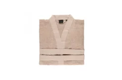 Rento Rento Badjas Kenno L/XL Beige/wit -Zwembadverzorging Verkoopwinkel rento rento badjas kenno l xl beige wit 2