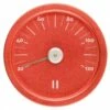 Rento Rento Sauna Thermometer Aluminium Rond Rood