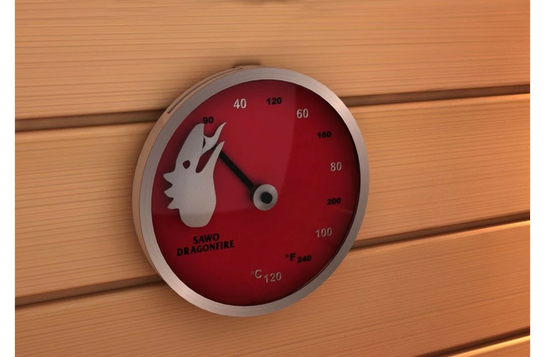 Sawo Sauna Produkten Sawo Dragonfire Thermometer 1 Sawo Sauna Produkten Sawo Dragonfire Thermometer