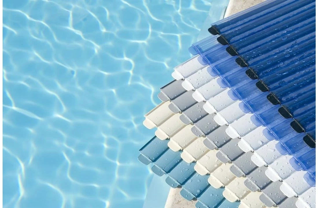 Starline Roldeck PVC50 Lamellen Blauw 2 Starline Roldeck PVC50 Lamellen Blauw - Afbeelding 2