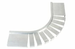 Zwembad Liner Hung Bocht Aluminium 50mm Horizontaal